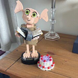 LEGO Dobby with Book and Cake